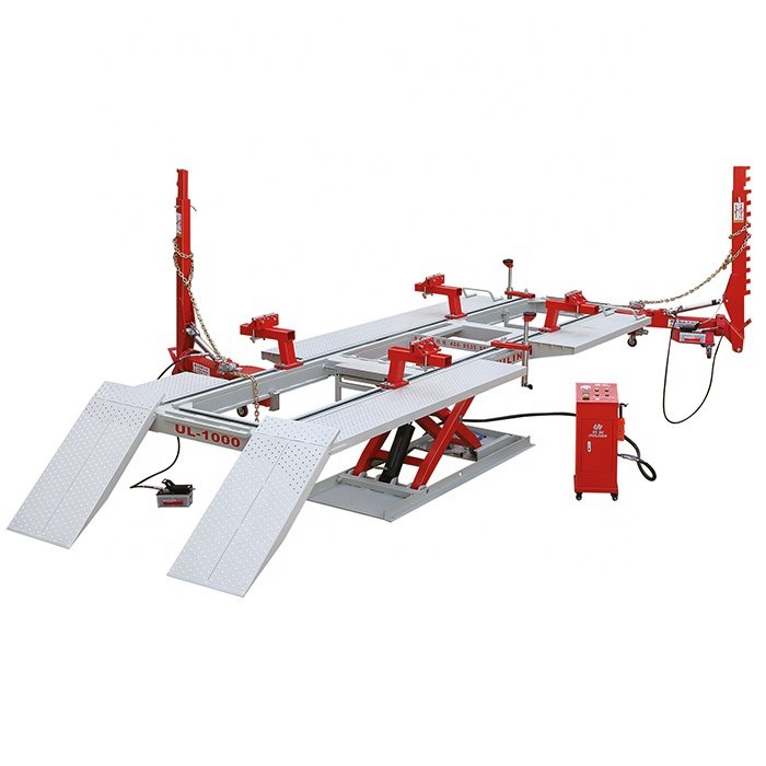 CE Approved 4WD CAR FRAME PULLER MACHINE/ACCIDENT CAR STRAIGHTENER